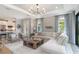 Well-lit living room featuring a modern design, cozy seating, and open floor plan at 15752 Sacile Ln, Bradenton, FL 34211