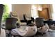 Comfortable nail salon featuring two plush chairs, professional equipment, and bright lighting for a luxurious experience at 15752 Sacile Ln, Bradenton, FL 34211