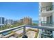 Enjoy the city views from this condo's private balcony at 301 Quay Commons # 1208, Sarasota, FL 34236
