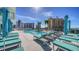 Spend sunny days at the outdoor lounge and pool area at 301 Quay Commons # 1208, Sarasota, FL 34236