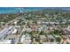 Aerial view showing location in a coastal community near the beach and city amenities at 310 Avenida Milano, Sarasota, FL 34242