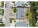 Aerial view showcasing the property layout and its location with water access at 310 Avenida Milano, Sarasota, FL 34242