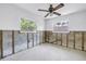 Bedroom with exposed block wall at 310 Avenida Milano, Sarasota, FL 34242