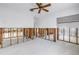 View of the gutted living room at 310 Avenida Milano, Sarasota, FL 34242