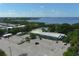 Aerial shot of the community with parking, pool and proximity to the water at 3311 Florida Blvd, Bradenton, FL 34207