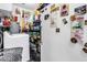 Functional laundry area with washer, shelving, and ample storage space at 3311 Florida Blvd, Bradenton, FL 34207
