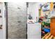 Functional laundry area with washer, dryer, and storage cabinets at 3311 Florida Blvd, Bradenton, FL 34207