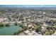 An aerial view of a property in the community, near the pond at 3921 Marlborough Pl, Sarasota, FL 34241
