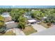 Aerial view of property showcasing a lake and the surrounding community at 3921 Marlborough Pl, Sarasota, FL 34241