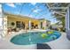 Beautiful screened-in pool, with lots of room to enjoy the outdoors at 4307 Manfield Dr, Venice, FL 34293