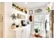 Charming kitchen nook featuring decor, storage cabinets and a window at 4727 Sabal Key Dr # 4727, Bradenton, FL 34203