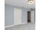 Bedroom with recessed lighting, light blue walls, and modern fixtures creates a serene atmosphere at 5266 Wagon Wheel Dr, North Port, FL 34291