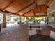 This expansive covered lounge area provides ample seating for neighborhood gatherings and community events at 5709 Wild Sage Cir, Sarasota, FL 34238