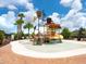 A whimsical splash pad with pirate ship features and a slide provides hours of fun and entertainment at 5709 Wild Sage Cir, Sarasota, FL 34238