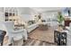 Bright and spacious living room with stylish decor and lots of natural light at 6501 Mourning Dove Dr # 215, Bradenton, FL 34210