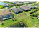 Backyard aerial view showcasing a private backyard with pool at 7136 Summerland Cv, Bradenton, FL 34202