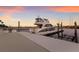 Upscale boat at private dock at 801 3Rd E St, Palmetto, FL 34221