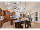 Expansive kitchen with granite counters, abundant cabinetry, and an island for dining and prep at 801 3Rd E St, Palmetto, FL 34221