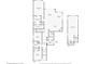 The floor plan of the first and second floor of the house showcasing the layout of rooms and dimensions at 8069 Tidal Pointe Way, Sarasota, FL 34240