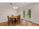 Charming dining area with french doors providing natural light and outdoor views at 1370 Mccrory St, North Port, FL 34286