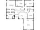 Upstairs floor plan featuring the primary bedroom, with large walk in closets, and four additional bedrooms at 15315 Golden Beam Pl, Bradenton, FL 34211