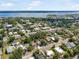 Picturesque aerial view of a lovely community nestled near the bay and mature trees at 2330 7Th W Ave, Bradenton, FL 34205