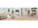 Open concept living area with modern furnishings and bright natural light at 2410 Floyd St, Sarasota, FL 34239