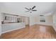 An open floor plan showcasing the updated kitchen and spacious living area at 2953 Oak St, Sarasota, FL 34237
