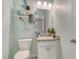 Bathroom featuring decor with a nautical theme, decorative wall art, and a vanity at 364 Grande Vista Blvd, Bradenton, FL 34212