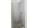 Updated walk-in shower features modern tile surround and updated fixtures at 3730 Ferguson St, Sarasota, FL 34233