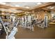 Well-equipped gym with various weight machines, cardio equipment, and mirrored walls for a comprehensive workout experience at 5330 Hyland Hills Ave # 2324, Sarasota, FL 34241