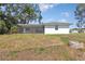 Backyard showing a fire pit and lush landscaping at 6572 Mauna Loa Blvd, Sarasota, FL 34241