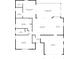 Detailed floor plan showcasing the layout including living room, kitchen, bedrooms, and screened porch at 6572 Mauna Loa Blvd, Sarasota, FL 34241