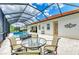 Outdoor patio with pool, seating area and ample space for entertaining guests at 8206 Heritage Grand Pl, Bradenton, FL 34212