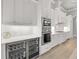 Kitchen with custom cabinets, modern appliances, and ample counter space at 8312 Catamaran Cir, Lakewood Ranch, FL 34202