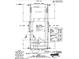 Lot drainage plan and plot plan showing lot lines and dimensions at 8583 Big Dipper Dr, Sarasota, FL 34241