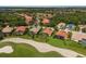Aerial view of a beautiful golf course community boasting lush landscaping at 9719 Discovery Ter, Bradenton, FL 34212
