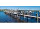 Community boat dock providing easy access to the water and boating activities for residents and visitors at 9719 Discovery Ter, Bradenton, FL 34212