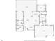 Floor plan featuring the layout of the bedrooms, bathrooms, kitchen, and living room at 10055 Franklin Dr, Englewood, FL 34224