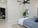 Bedroom showcasing a bright interior with large windows and sleek, contemporary design elements at 1323 Loma Linda Ct, Sarasota, FL 34239