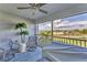 Relaxing outdoor patio with seating and a scenic view at 14257 Heritage Landing Blvd # 1122, Punta Gorda, FL 33955