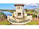 Community entrance featuring a water fountain and the Solera at Lakewood Ranch sign at 17547 Cantarina Cv, Bradenton, FL 34211