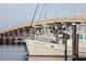 Marina featuring a well-maintained boat named 'Northern Lights', docked with a bridge in the background at 2105 19Th W St, Bradenton, FL 34205