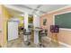 Comfortable dining area with bar seating, seamlessly connected to the functional kitchen space at 2726 Desoto Rd, Sarasota, FL 34234