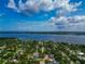 Amazing aerial view of waterfront neighborhood in a well-landscaped neighborhood at 326 25Th W St, Bradenton, FL 34205