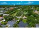 Stunning aerial view of the neighborhood showcasing lush greenery and nearby amenities at 326 25Th W St, Bradenton, FL 34205