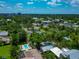 Aerial view shows community homes, lush greenery, and inviting swimming pools, showcasing a vibrant neighborhood at 326 25Th W St, Bradenton, FL 34205