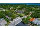 Aerial view outlining the property boundaries and its proximity to surrounding amenities and lush green spaces at 326 25Th W St, Bradenton, FL 34205