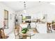 Bright kitchen with white cabinets, stainless appliances, and a butcher block island at 4253 Prairie View Dr, Sarasota, FL 34232