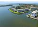 Scenic aerial view of waterfront condos with amenities and beautiful scenery at 4310 Falmouth Dr # 307, Longboat Key, FL 34228